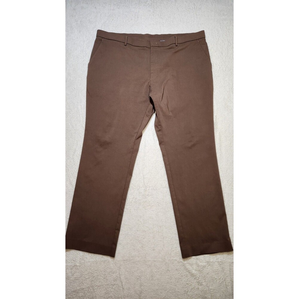Tommy Hilfiger TH Flex Twill Stretch Casual Trouser Pants Men's 44x30 Brown